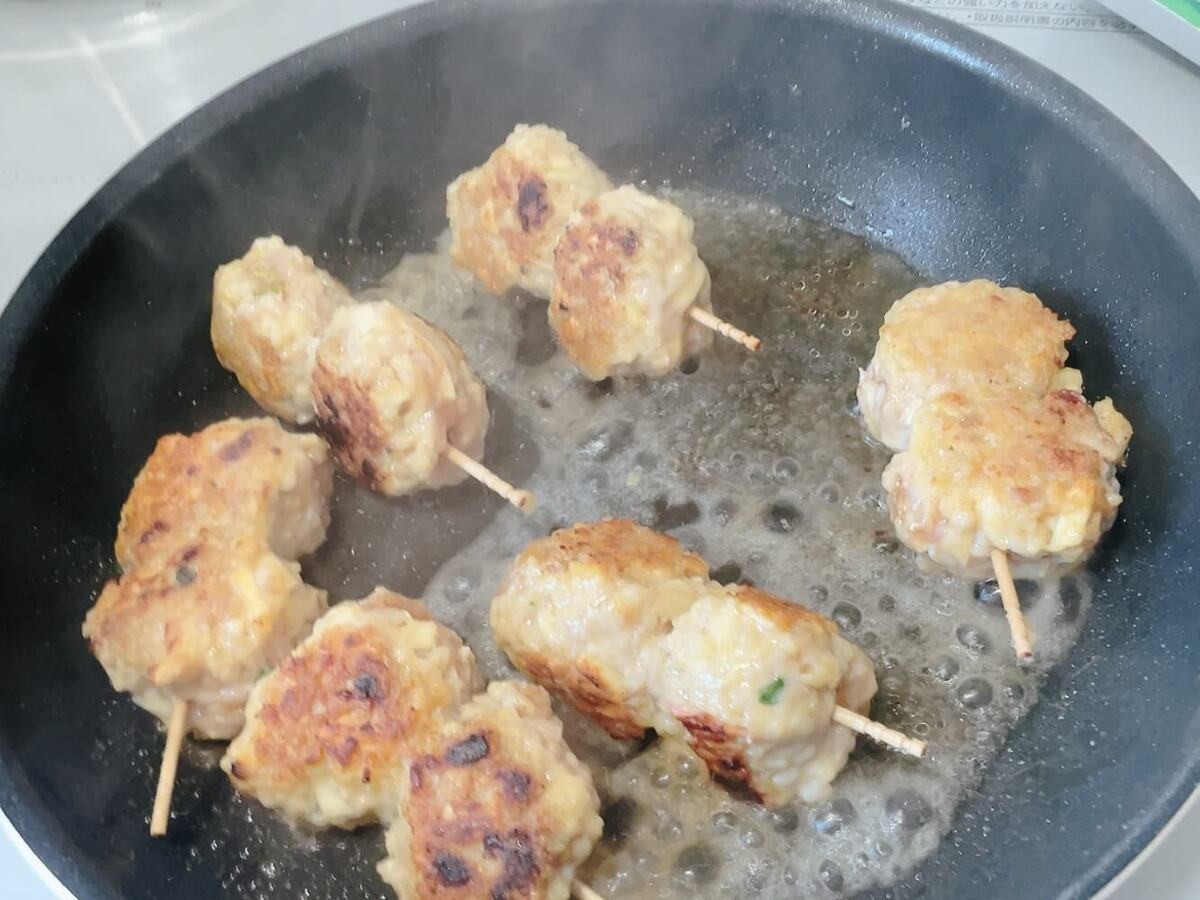 日清食品「どん兵衛鶏つくね」のレシピ