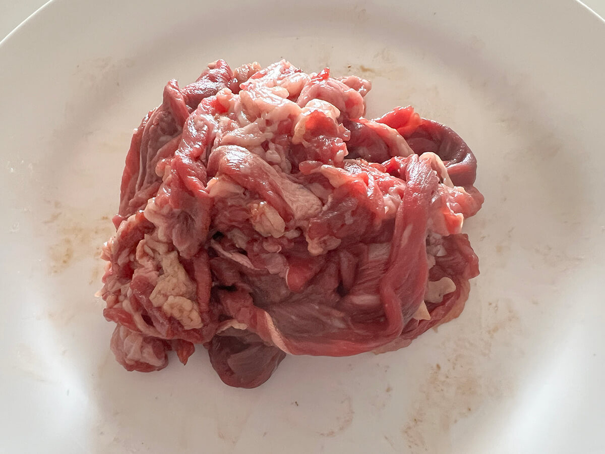 藤井恵さん「牛肉ともやしの焼きうどん」