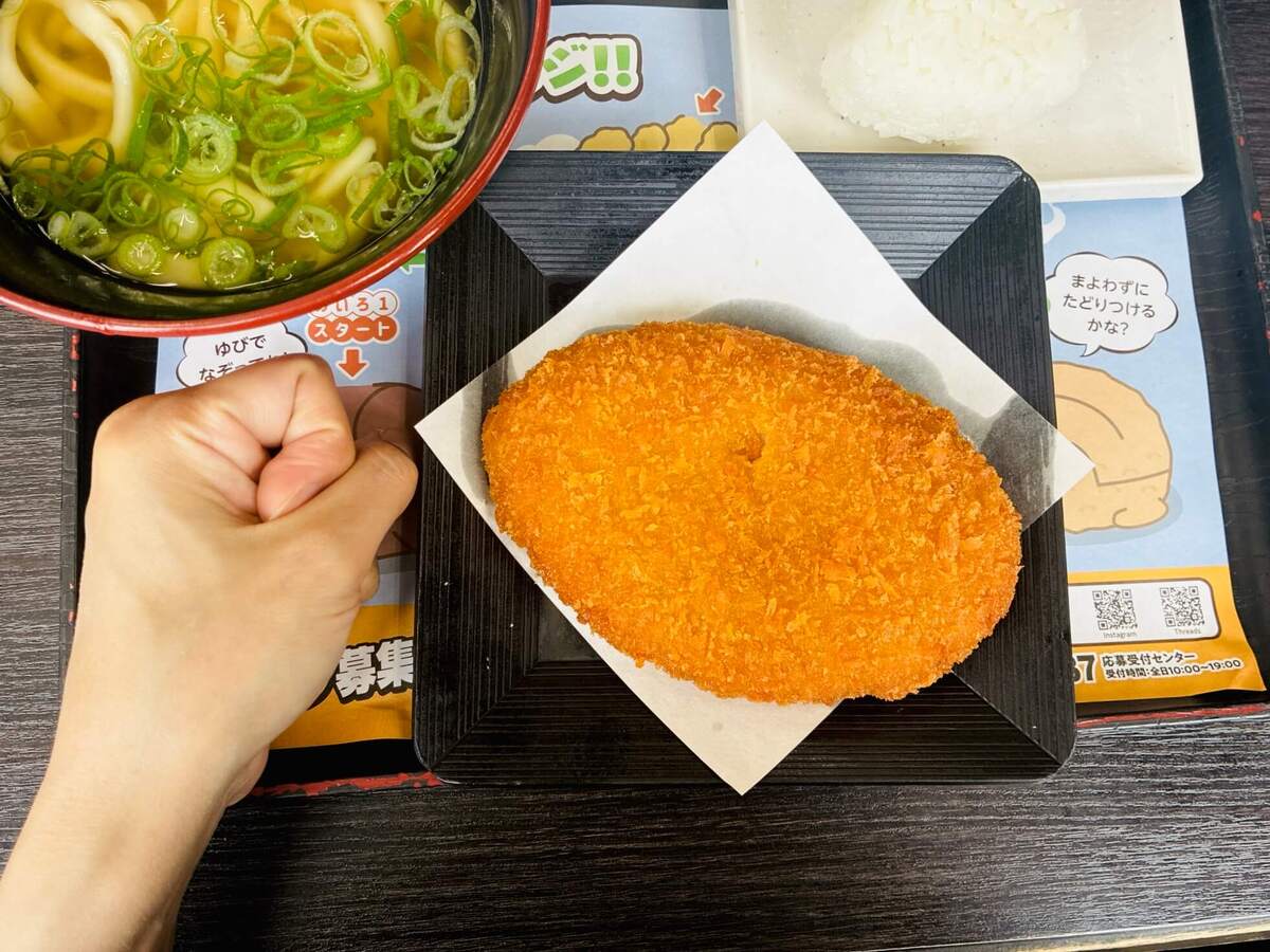 コロッケはうどんに入れないで