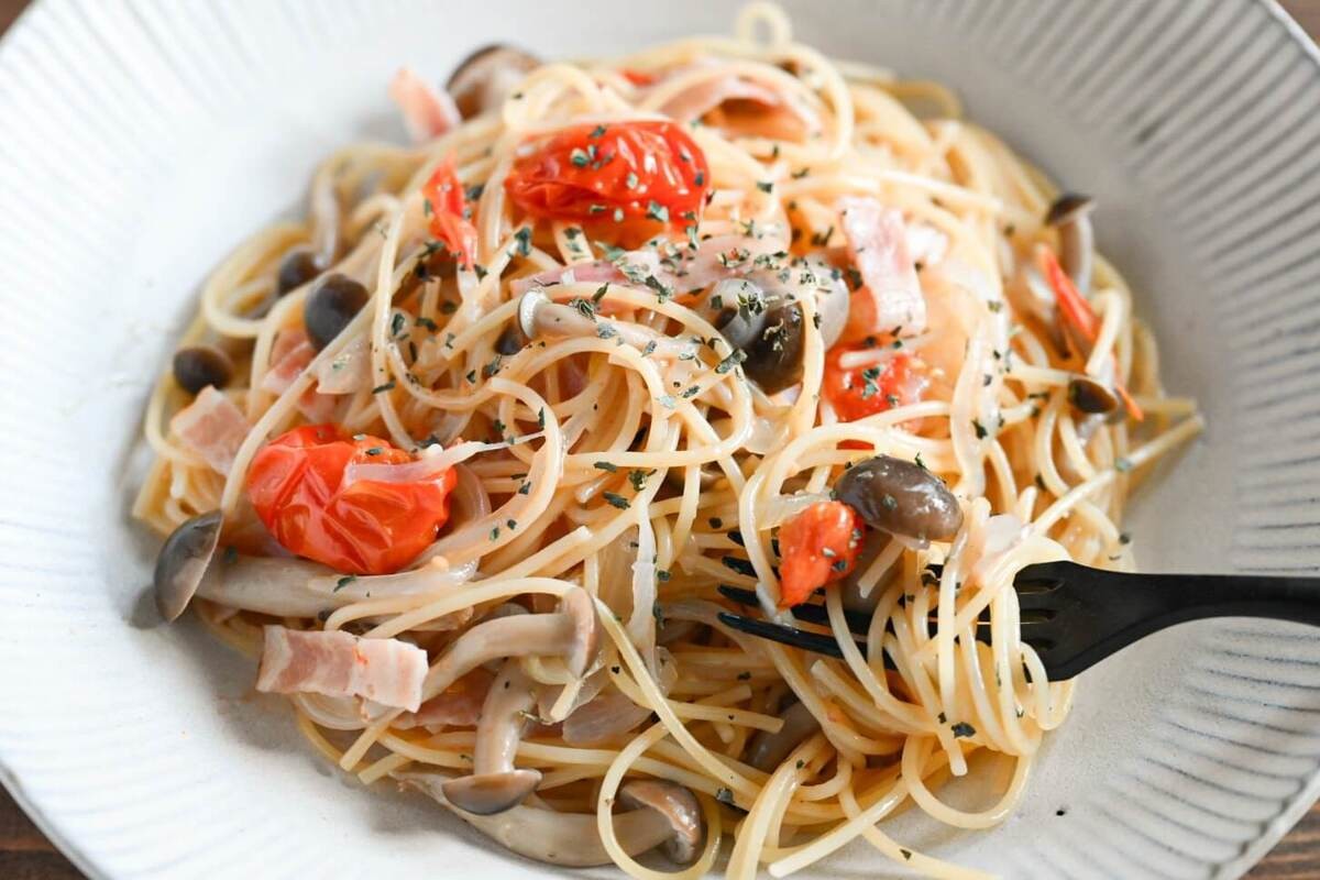 「お鍋1つでお手軽!うま塩スープパスタ」のレシピ