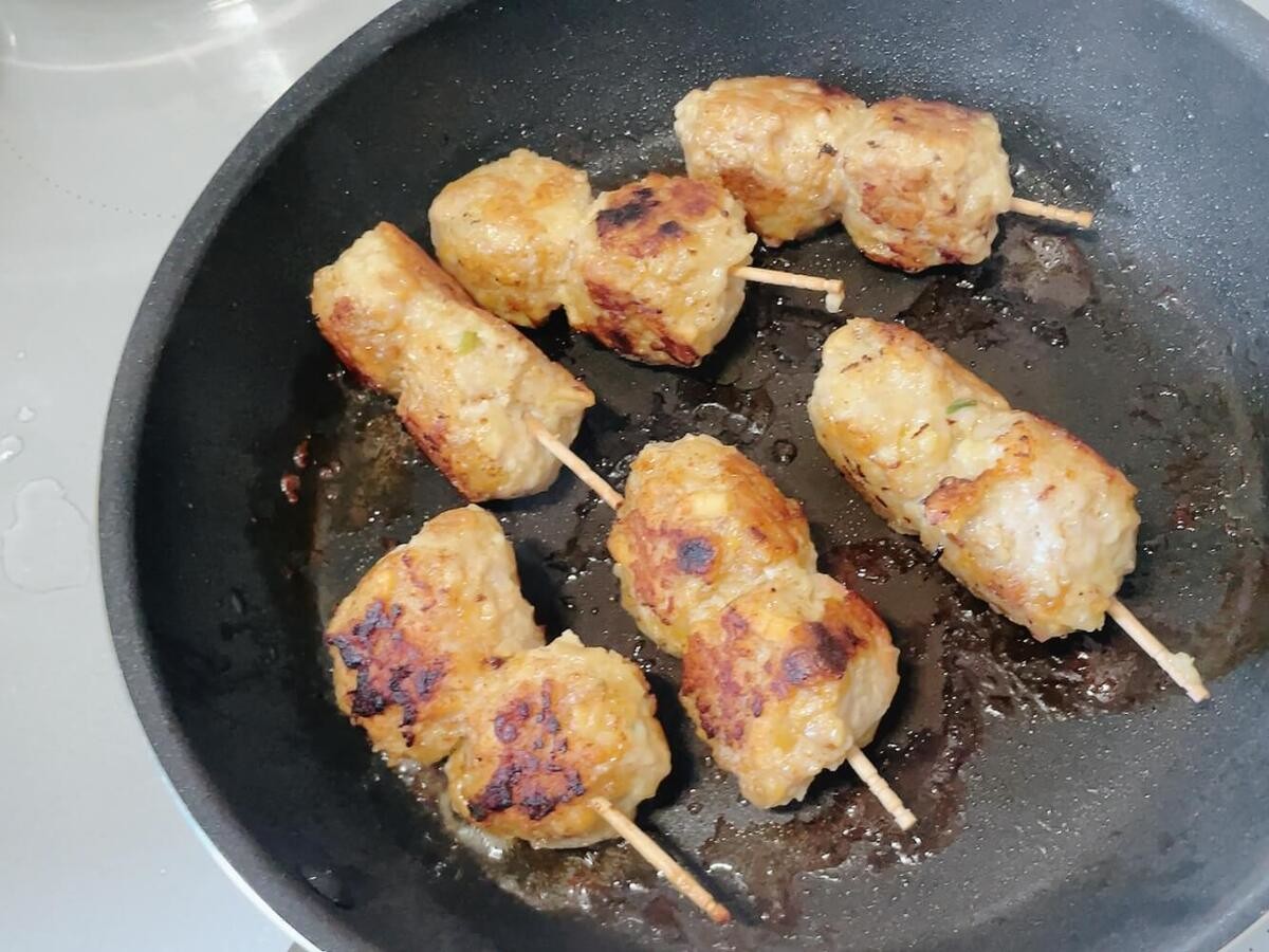 日清食品「どん兵衛鶏つくね」のレシピ