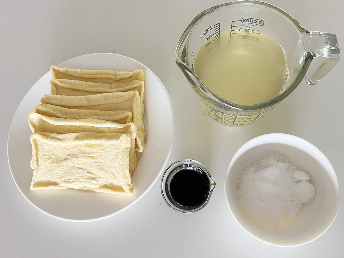 油揚げの炊いたん