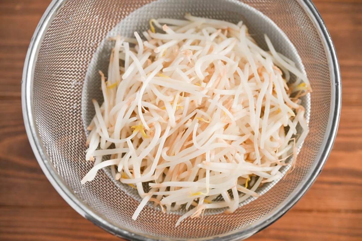 ツナ缶ともやしのオイスターナムル