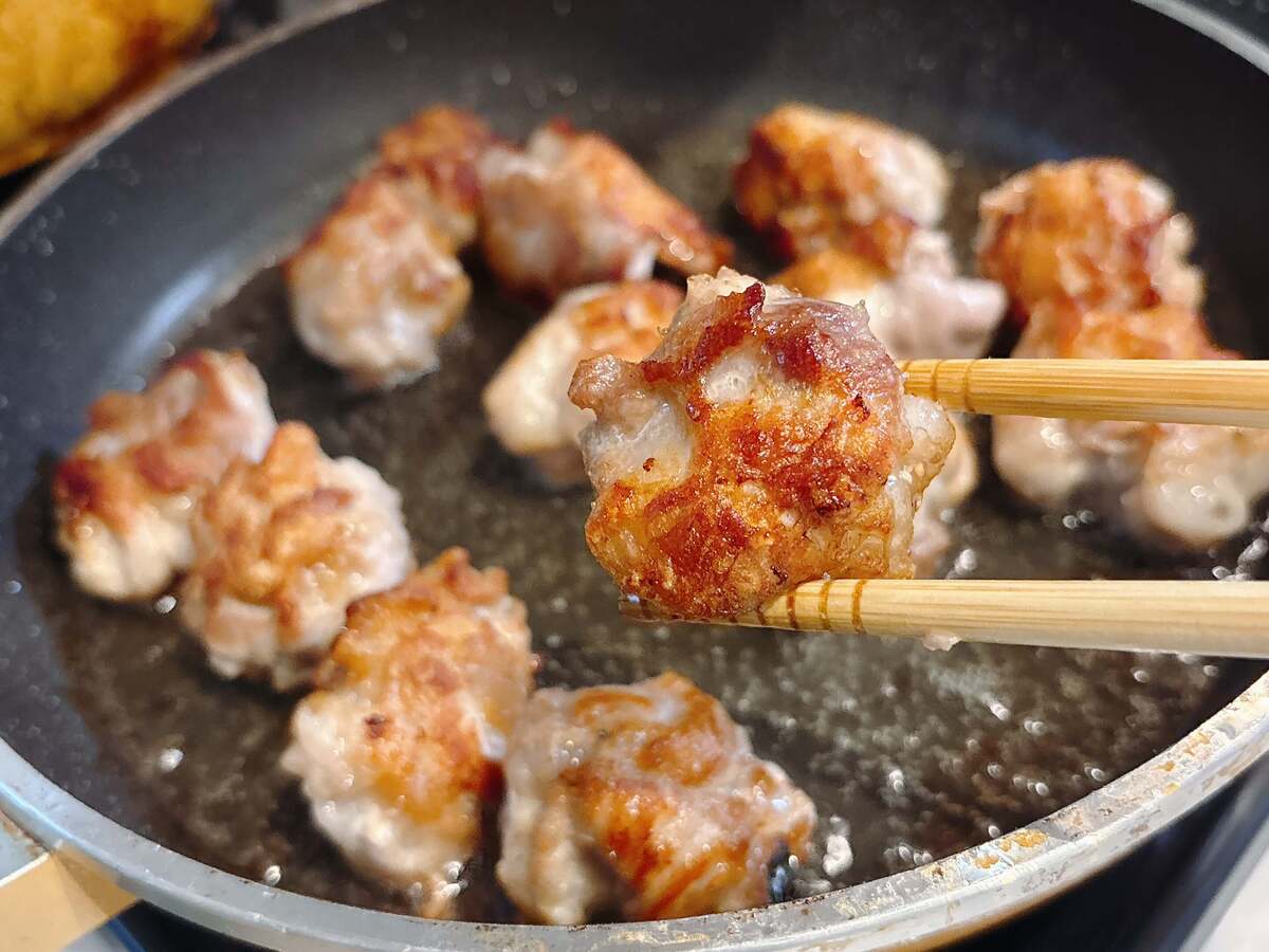豚こま肉のから揚げ