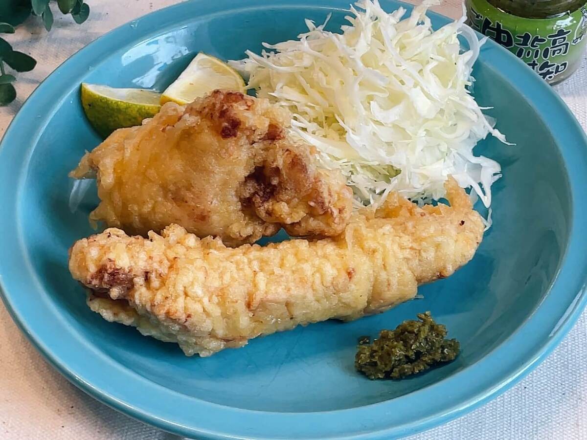 「とり天×柚子胡椒」試してみた