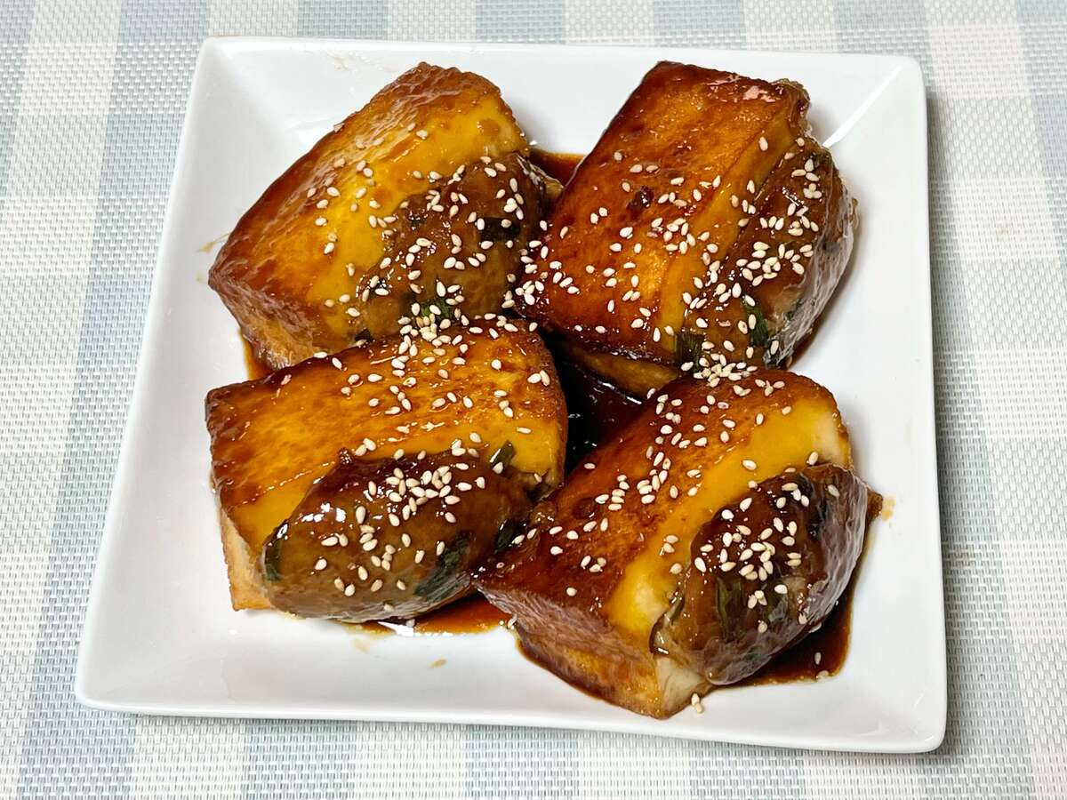 もこ⌇夫の胃袋つかんだ褒められごはんさん「厚揚げニラつくね」のレシピ