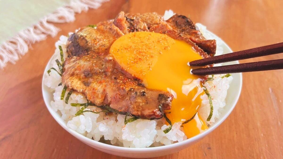 「いわしの蒲焼き丼」