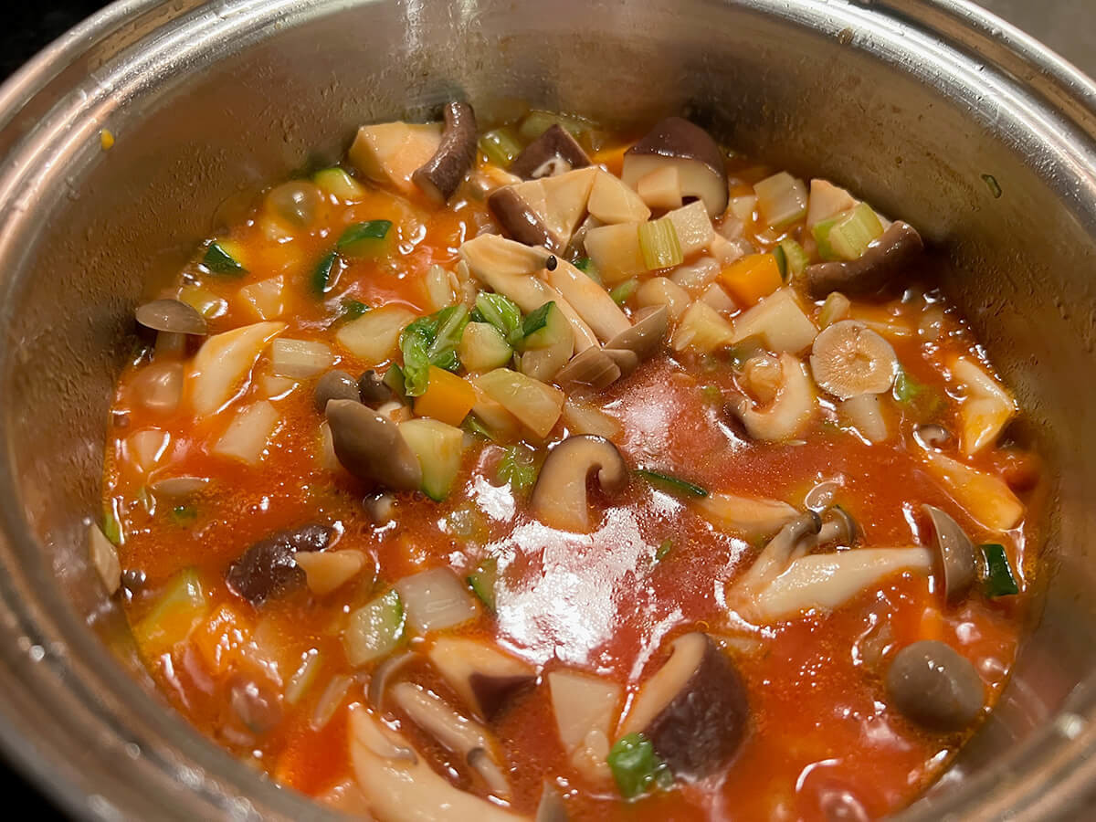 落合務さん「ミネストローネ」