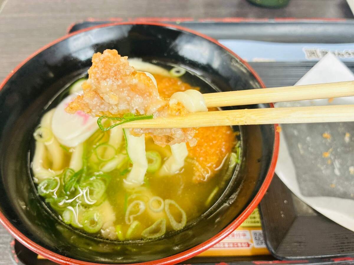 コロッケはうどんに入れないで