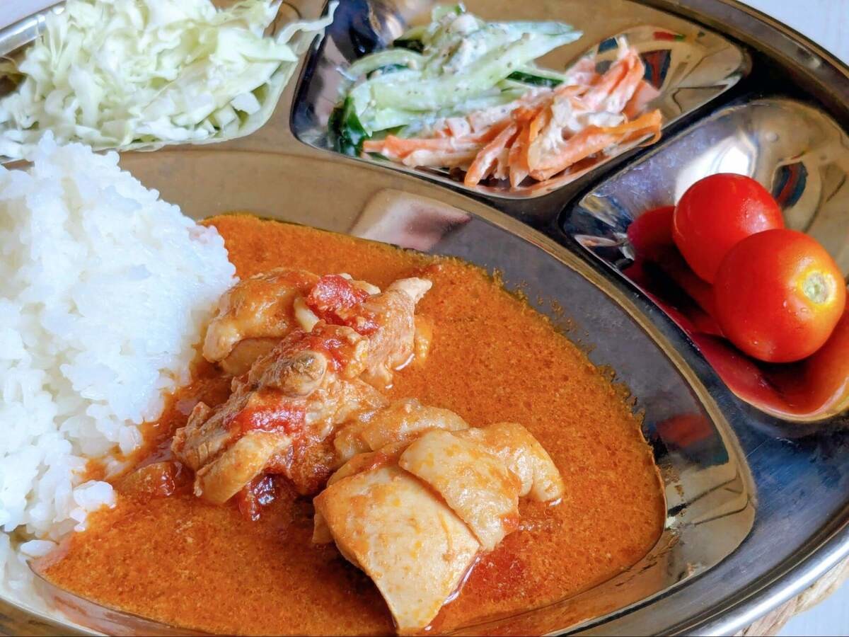 目黒蓮さん「バターチキンカレー」のレシピ