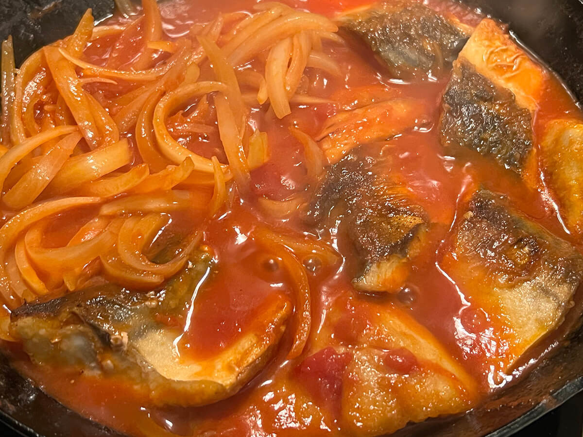 キッコーマン公式「さばのトマト煮」