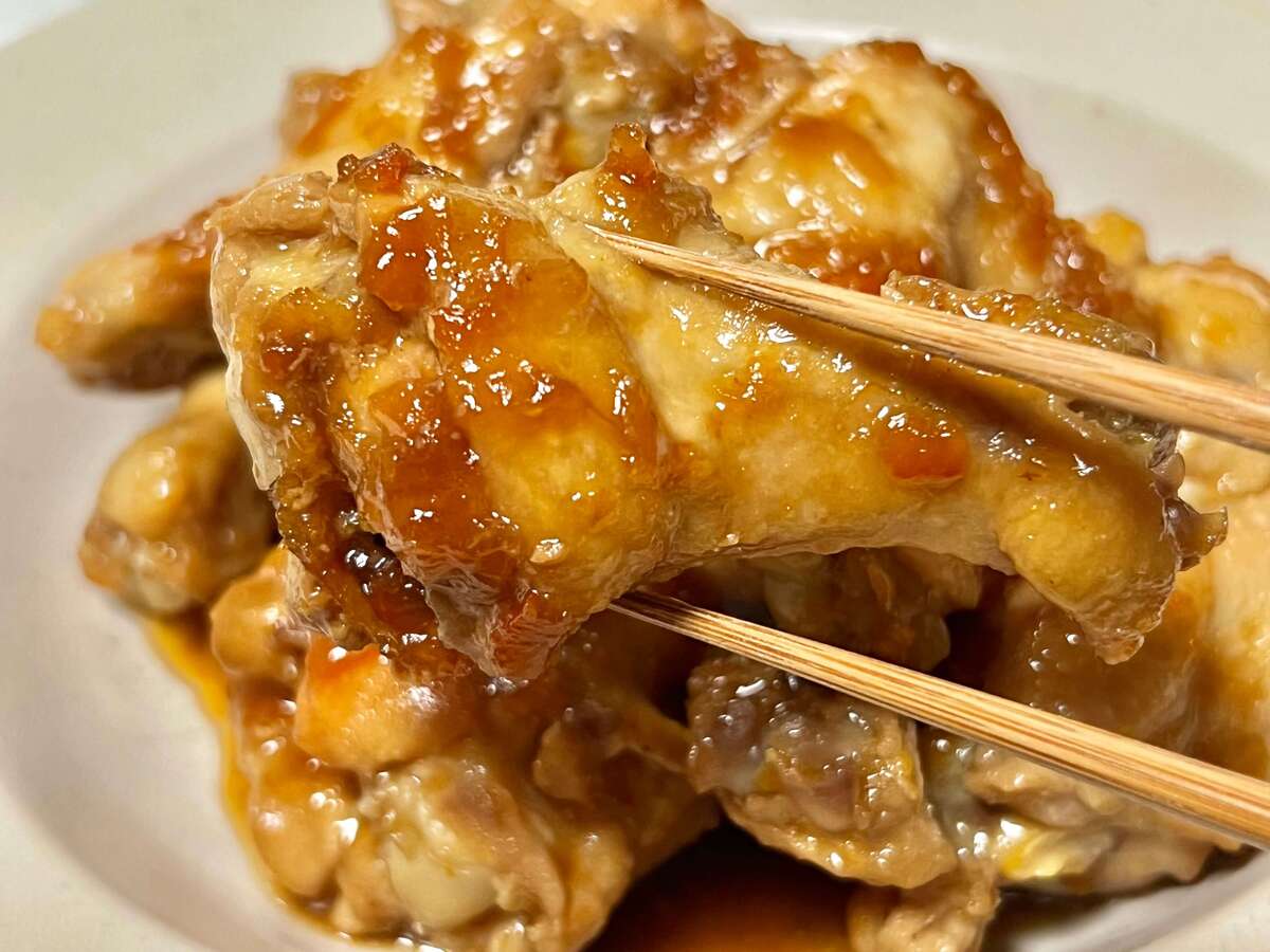 手羽元のマーマレード煮込み