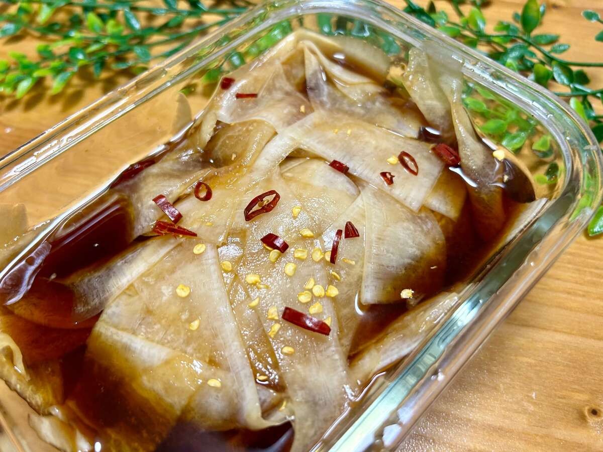 「パパッと作れる大根のピリ辛漬け」のレシピ