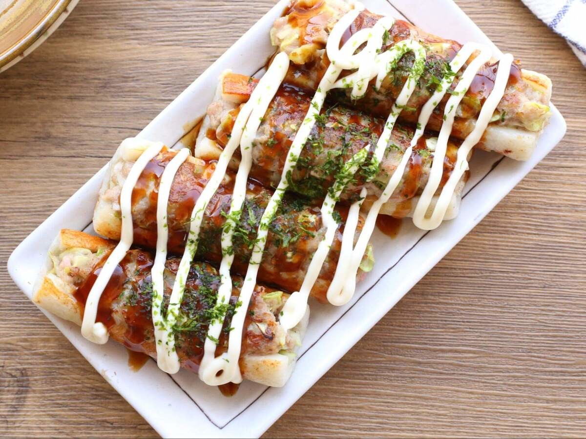 ちくわボート　お好み焼き味