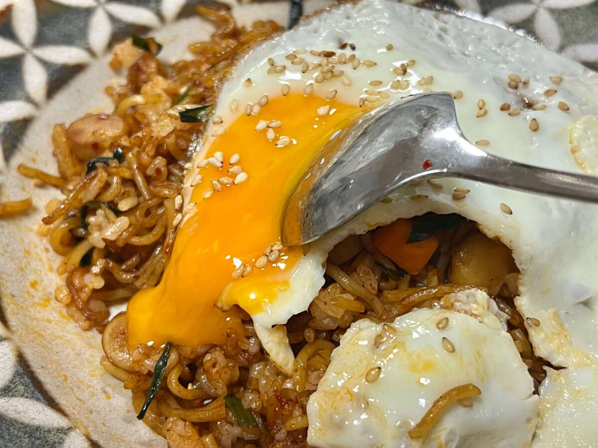 韓国風ビビンバそばめし
