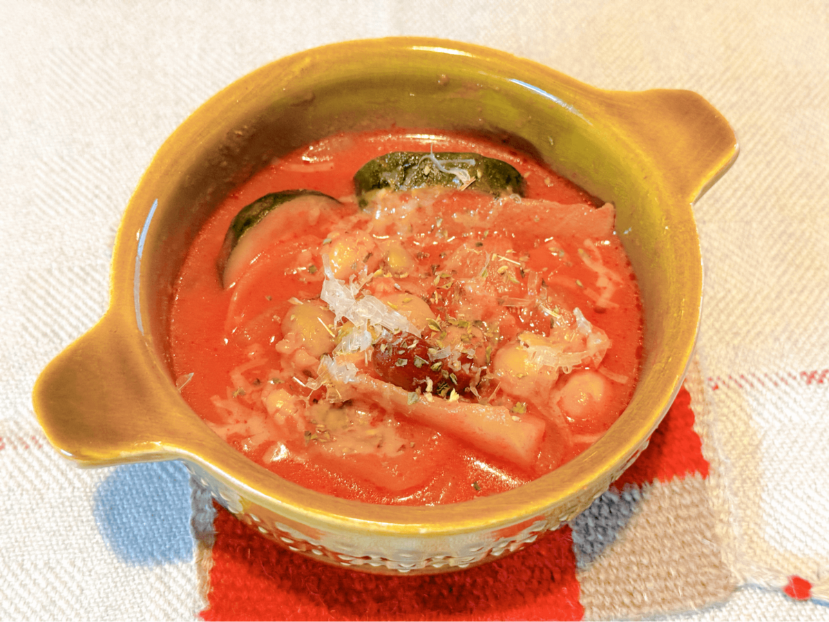 技ありミネストローネ