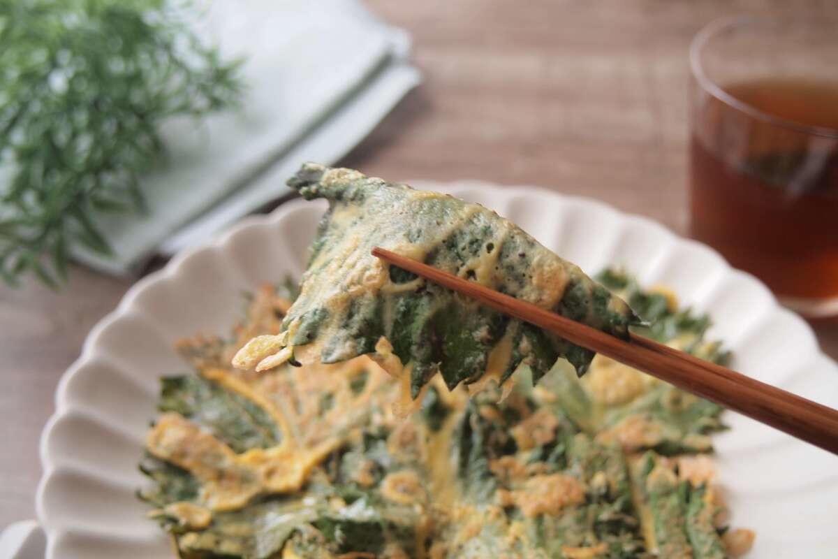 大葉が主役！簡単副菜レシピ「大葉の黄金焼き」