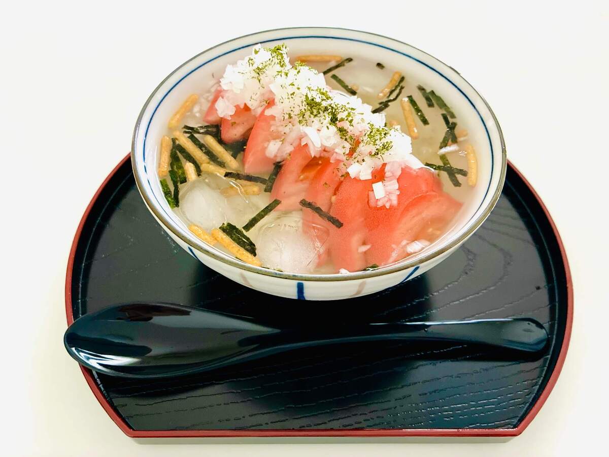 冷やしトマト茶づけ