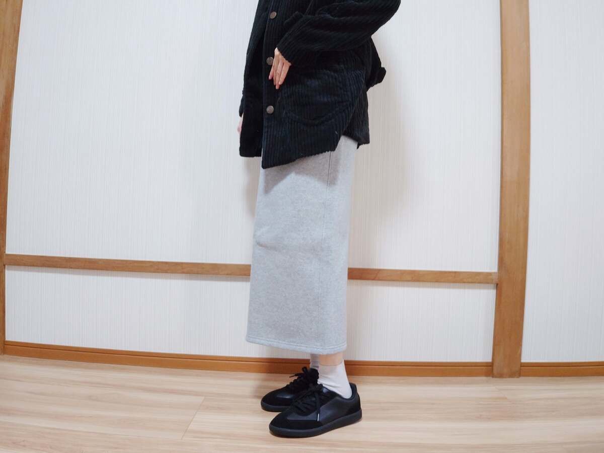 「ヘビーウェイトスウェットナロースカート」