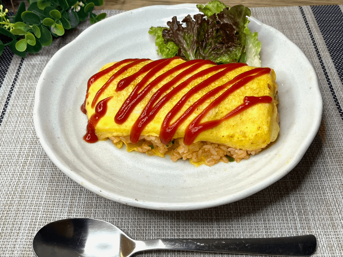 「卵焼き器で！簡単オムライス」