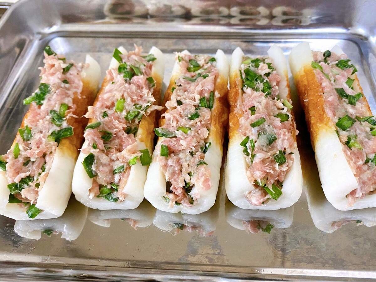 ミツカン公式「包まない!ちくわ餃子」のレシピ