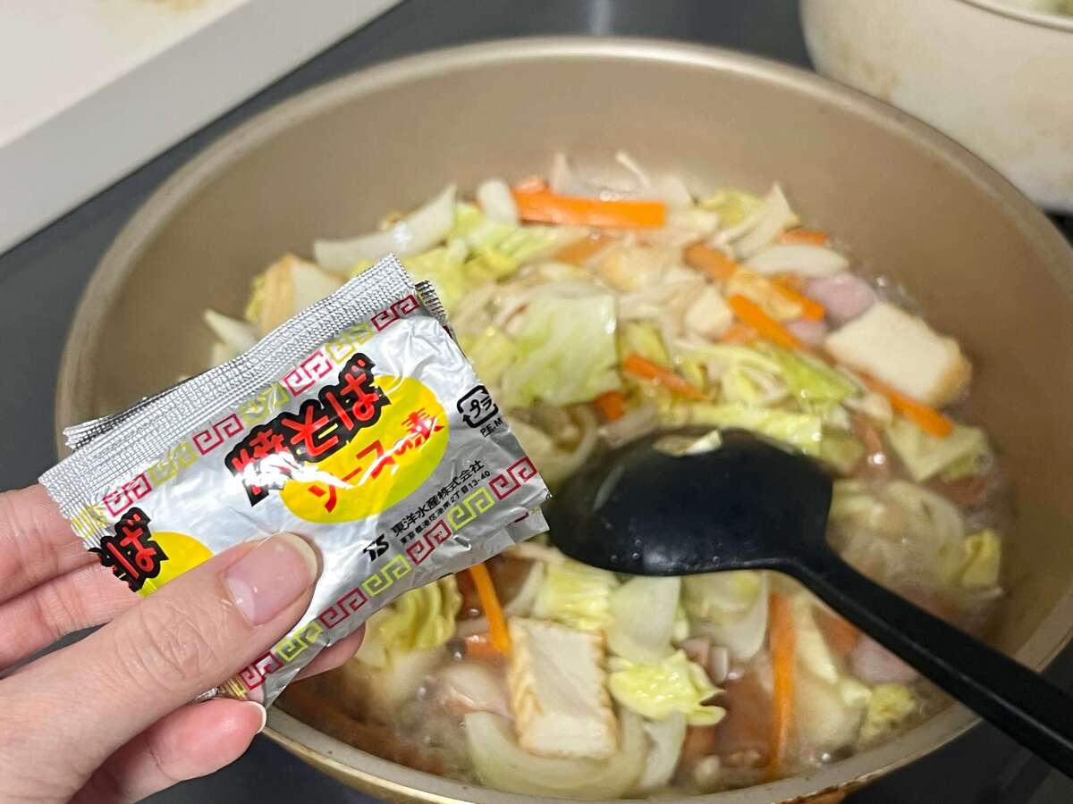 「卵とじあんかけ焼きそば」