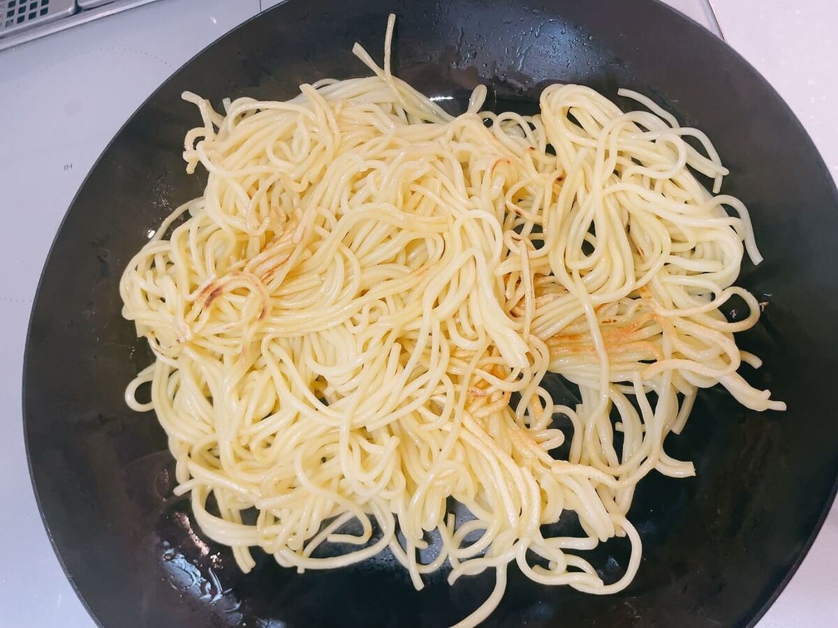 もやしと高菜の焼きそば