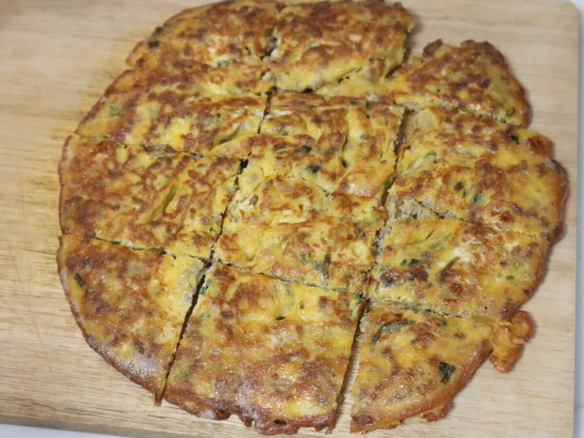 肉そぼろの卵焼き