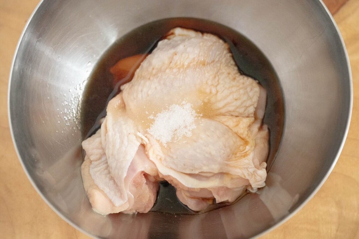 炭火焼チキンの葱ソース