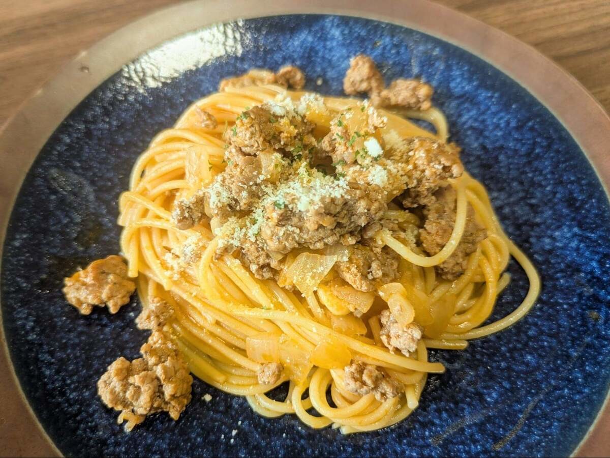 ファビオ先生「ワンパンミートソーススパゲティ」のレシピ