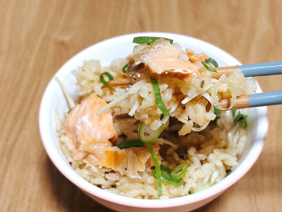 「焼き肉のたれで炊き込みご飯」