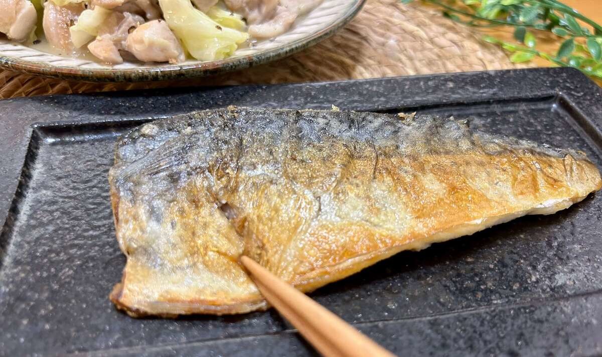 サバ塩焼き