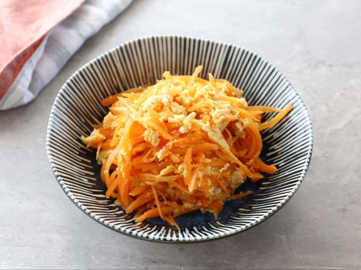 和田明日香さん「にんじん明太しりしり風」