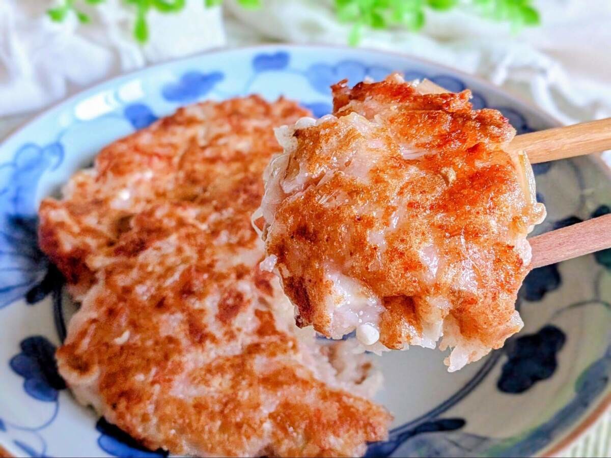 本田翼さんが作った「長芋のお好み焼き風」