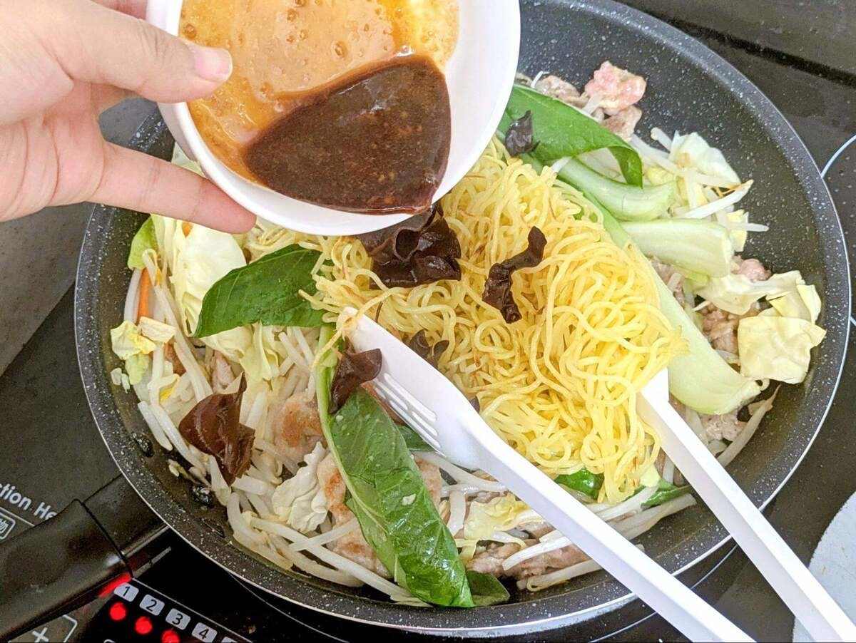 『けんまさきっちん』さん「王将風焼きそば」