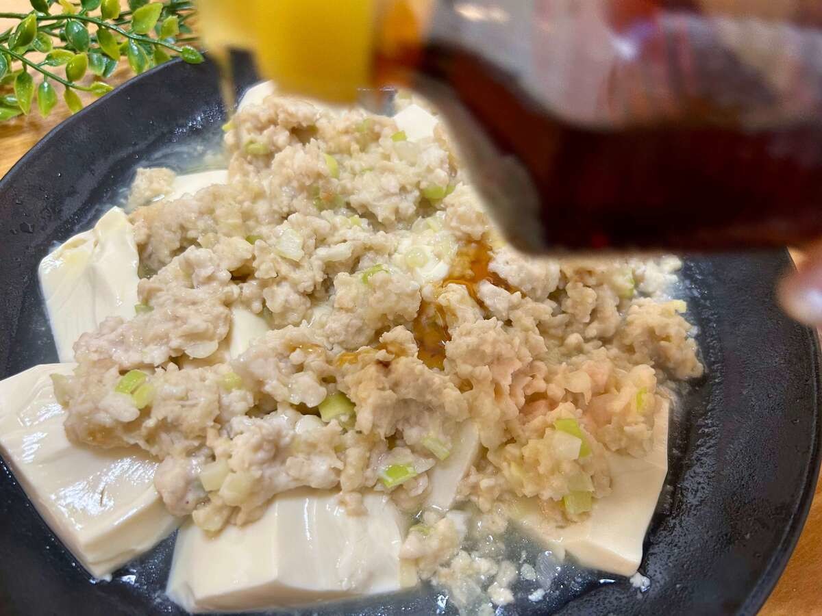 塩マーボー豆腐風