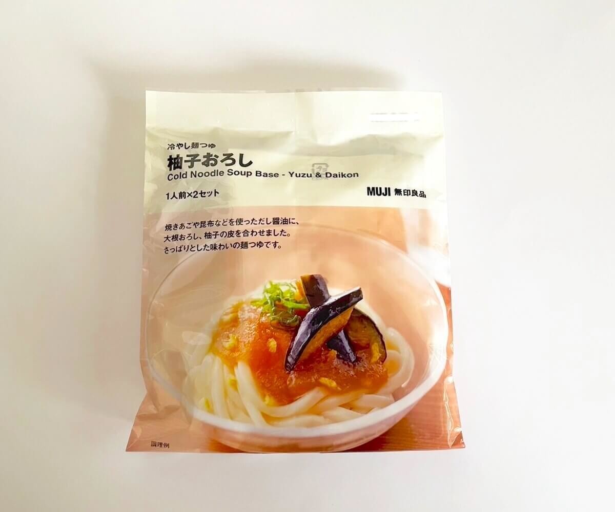 無印良品の「冷やし麺つゆ 柚子おろし」