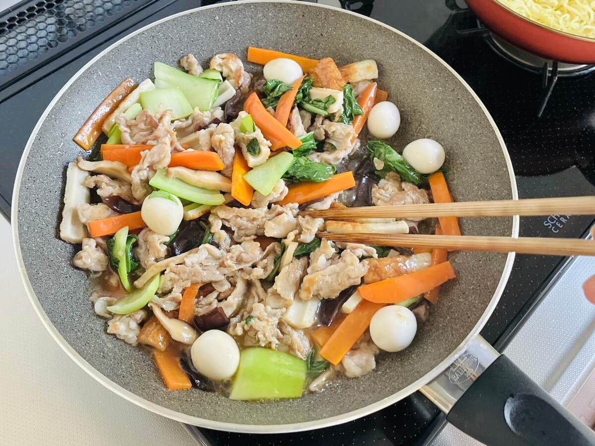 八宝菜あんかけ焼きそば