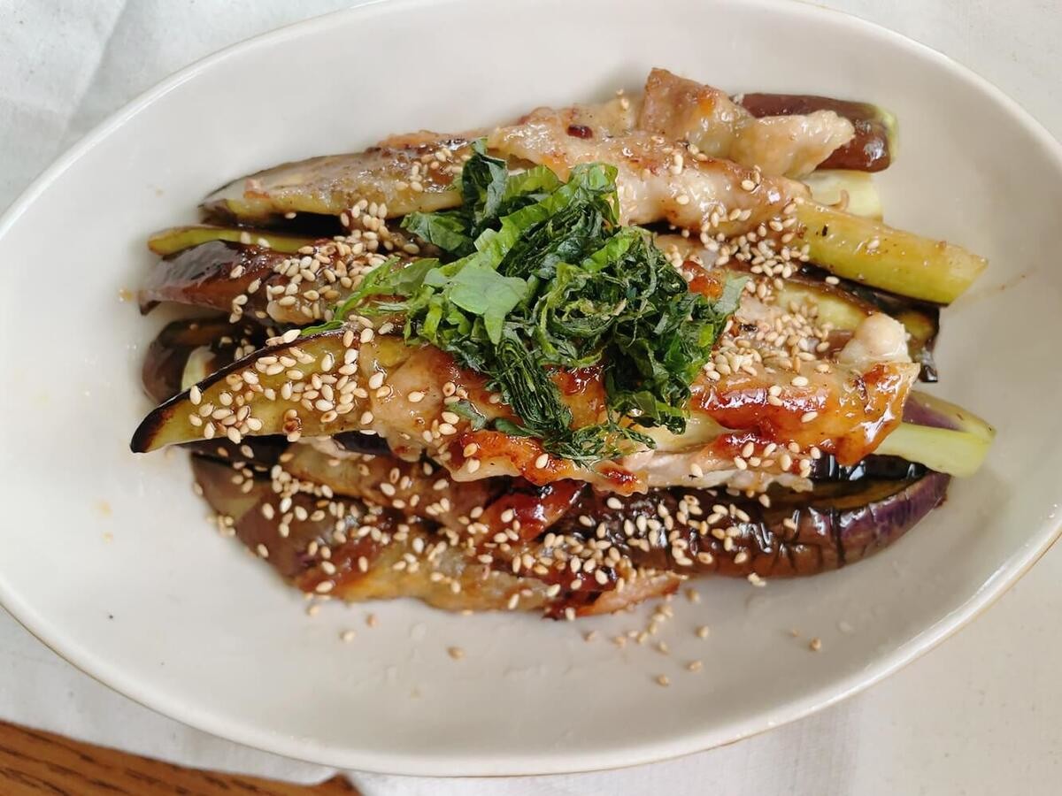 肉巻きナス