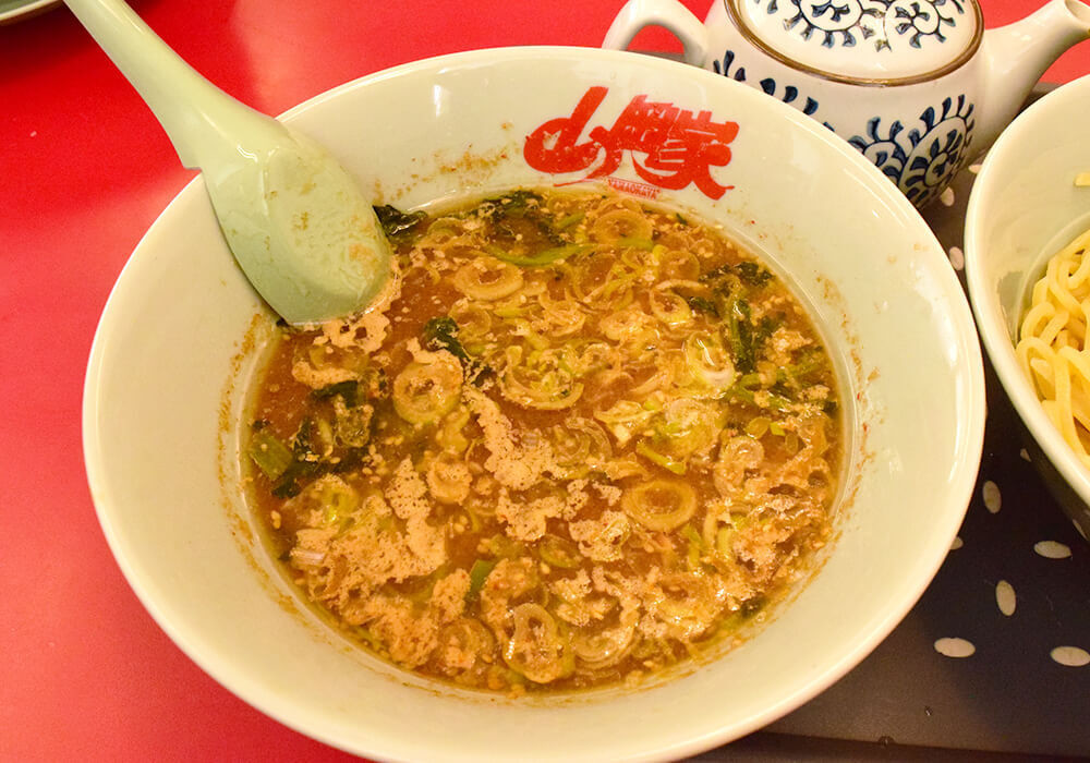 山岡家「味噌つけ麺」