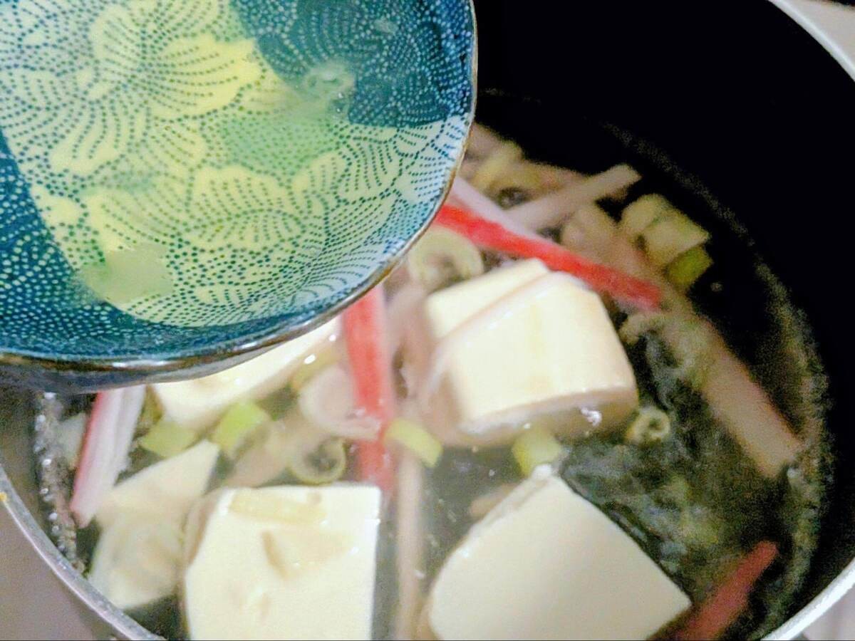 卵黄のめんつゆ漬け