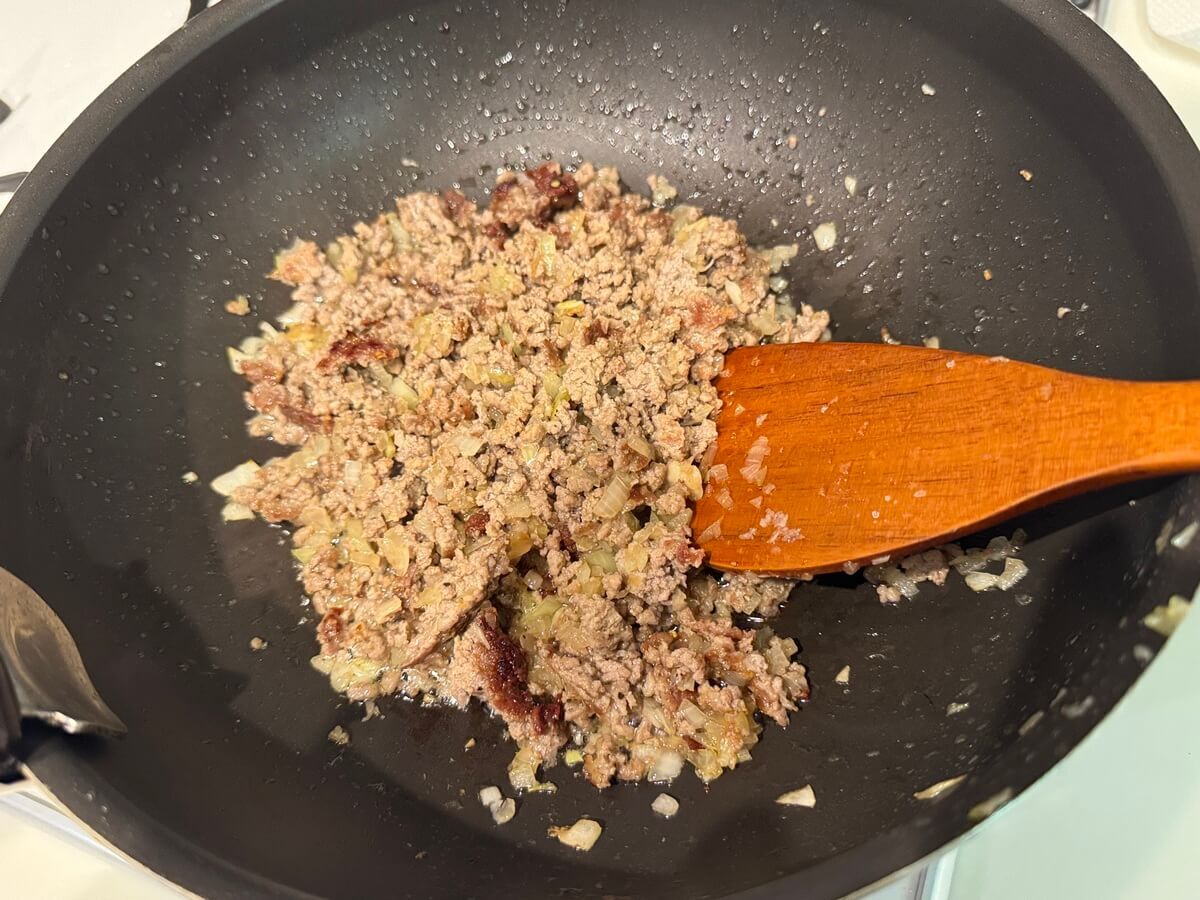 ファビオさん「ワンパンミートソーススパゲティ」