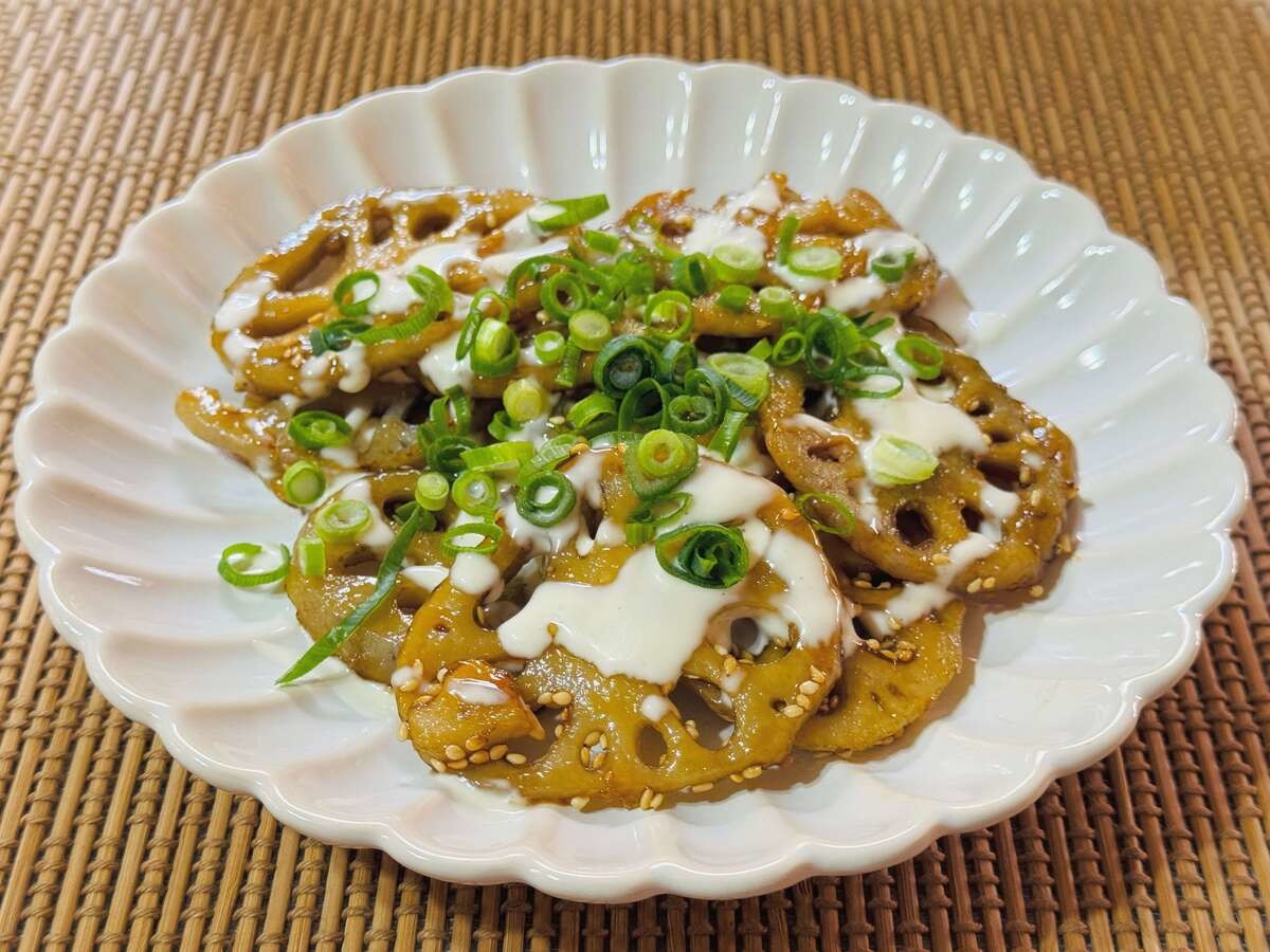 山本ゆりさん考案『やみつき甘辛マヨ蓮根』