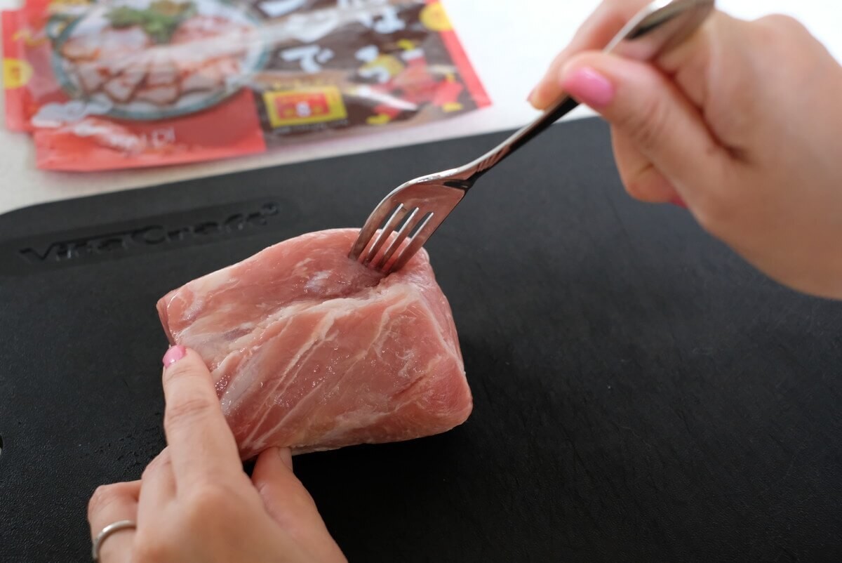 カルディで時短メニュー「焼豚はレンジで」