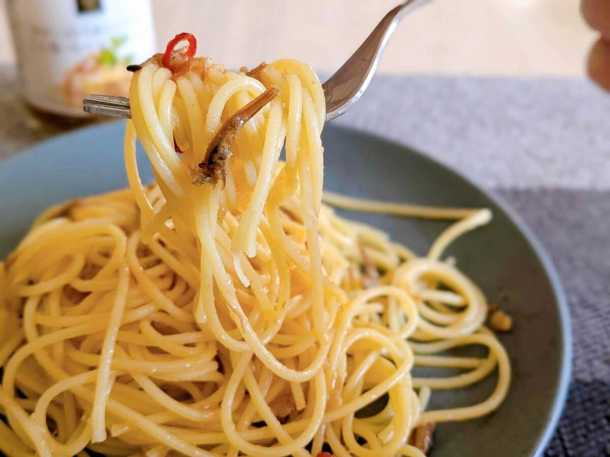 きのことちりめんじゃこのこく旨ペペロンチーノ