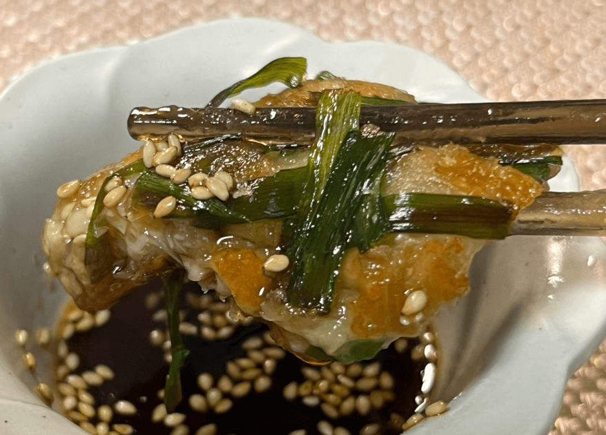 「えのきとツナのチーズチヂミ」