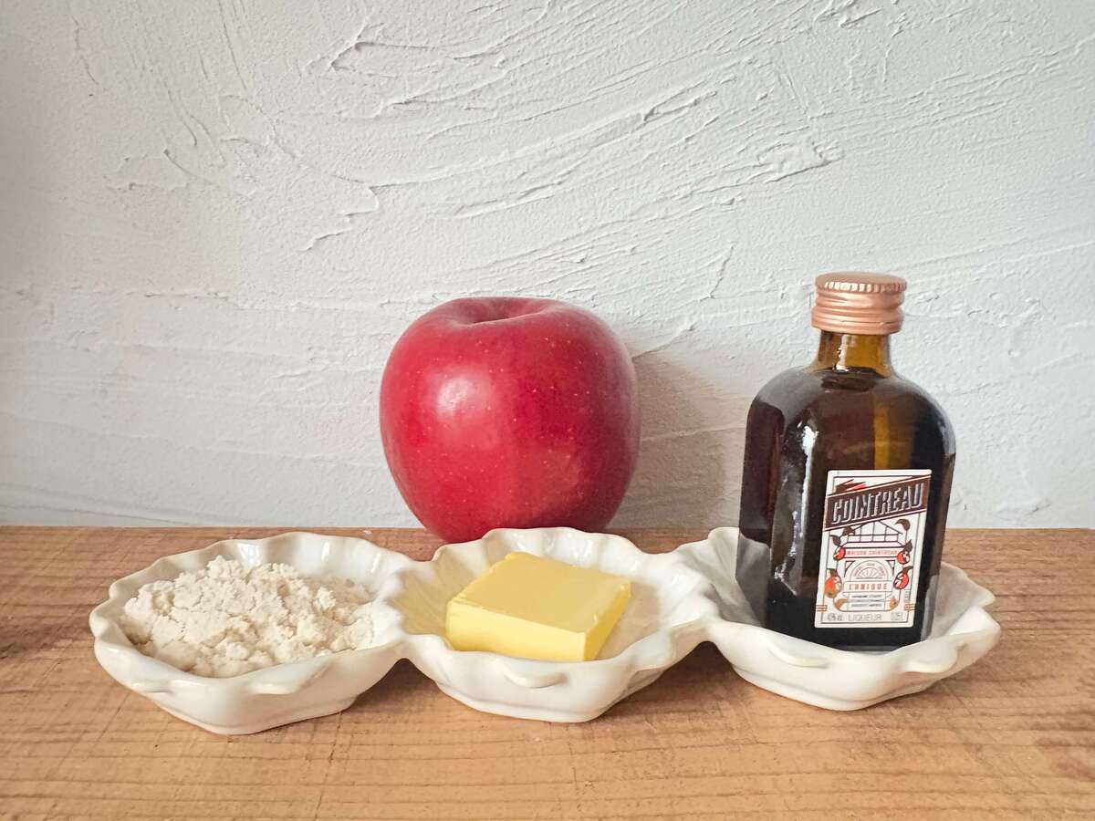 大原千鶴さん「焼きりんご」