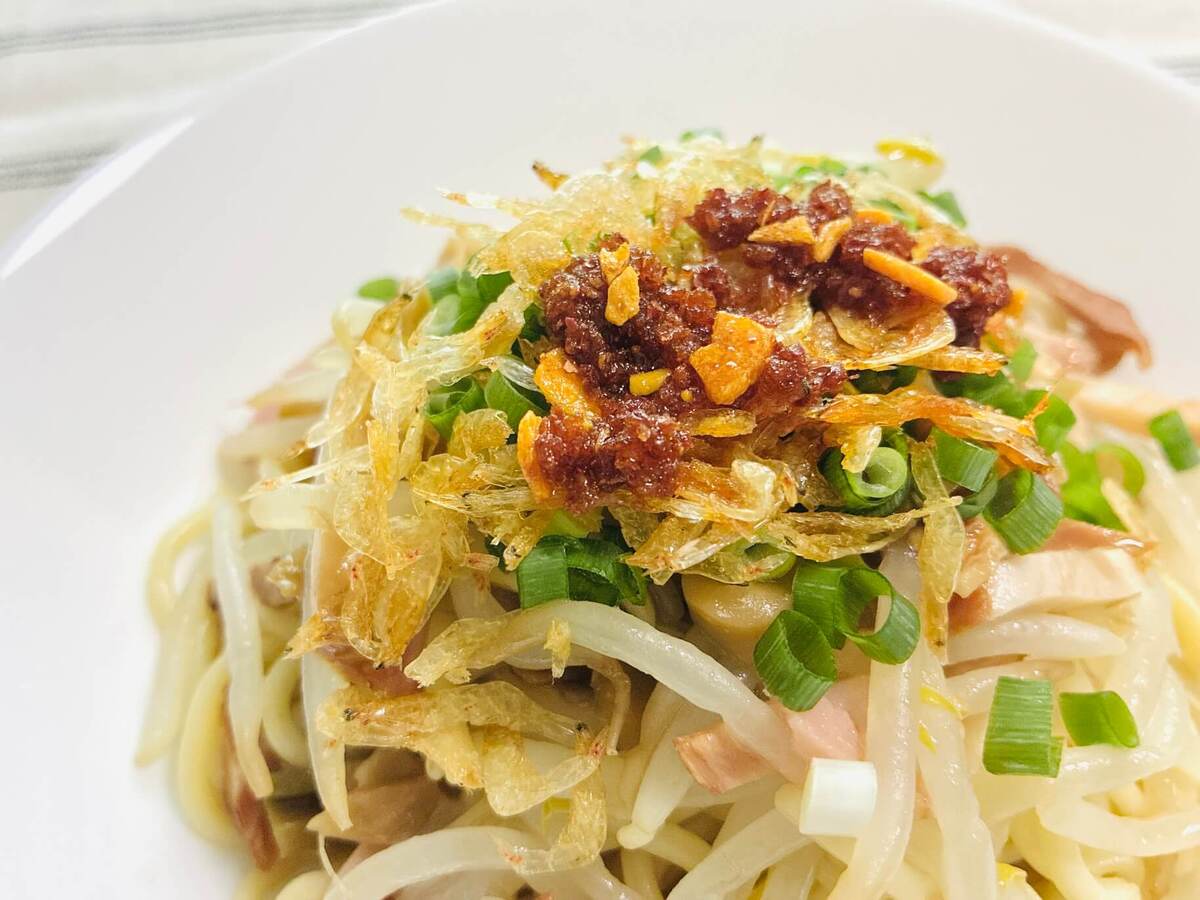 和田明日香さん「和えもやし麺」のレシピ