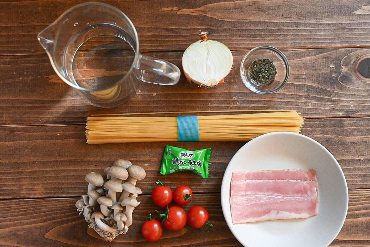 「お鍋1つでお手軽!うま塩スープパスタ」のレシピ