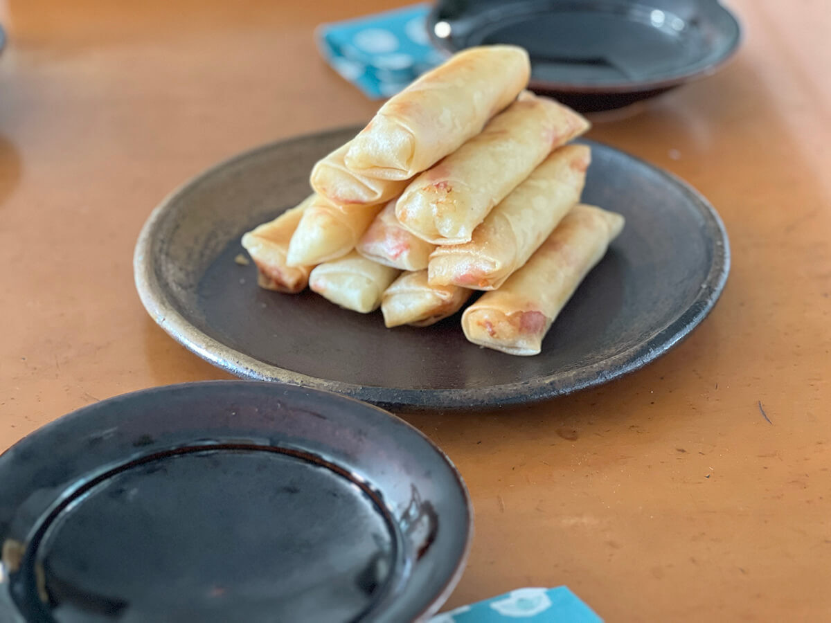 シェフにゃんさん「ベーコンポテト春巻き」のレシピ